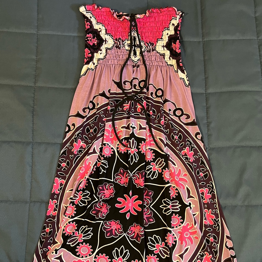 Y2K Print Dress